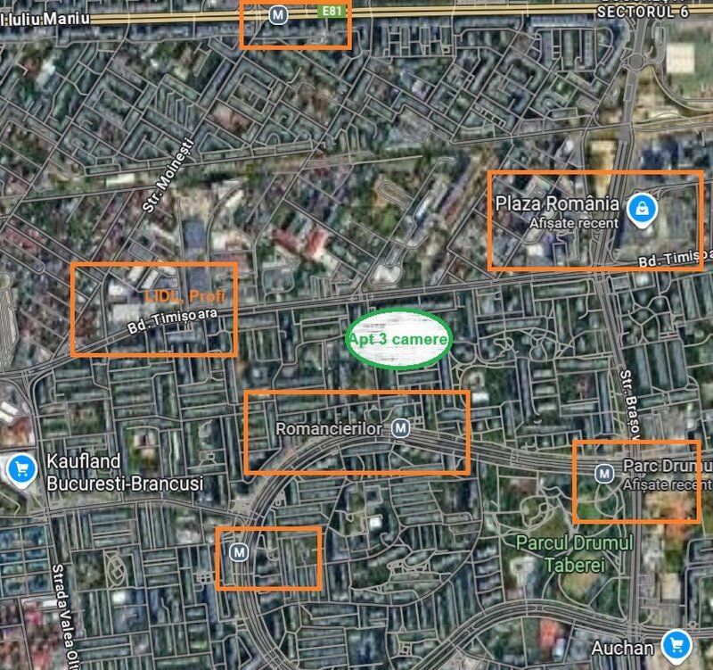 Metrou Romancierilor, langa Lidl, Plaza Mall, 0% comision,